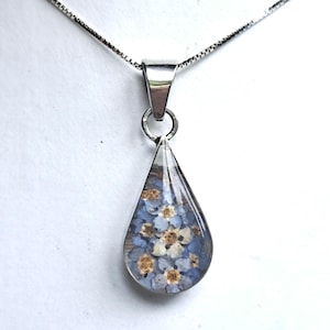 Sterling Silver Shrieking Violet pendant with chain