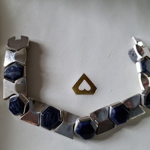  通用 10mm Blue Lapis Lazuli Stainless Steel Bracelet For Men 18K  Gold Lazurite Bracelet (Gold, 7inches): Clothing, Shoes & Jewelry