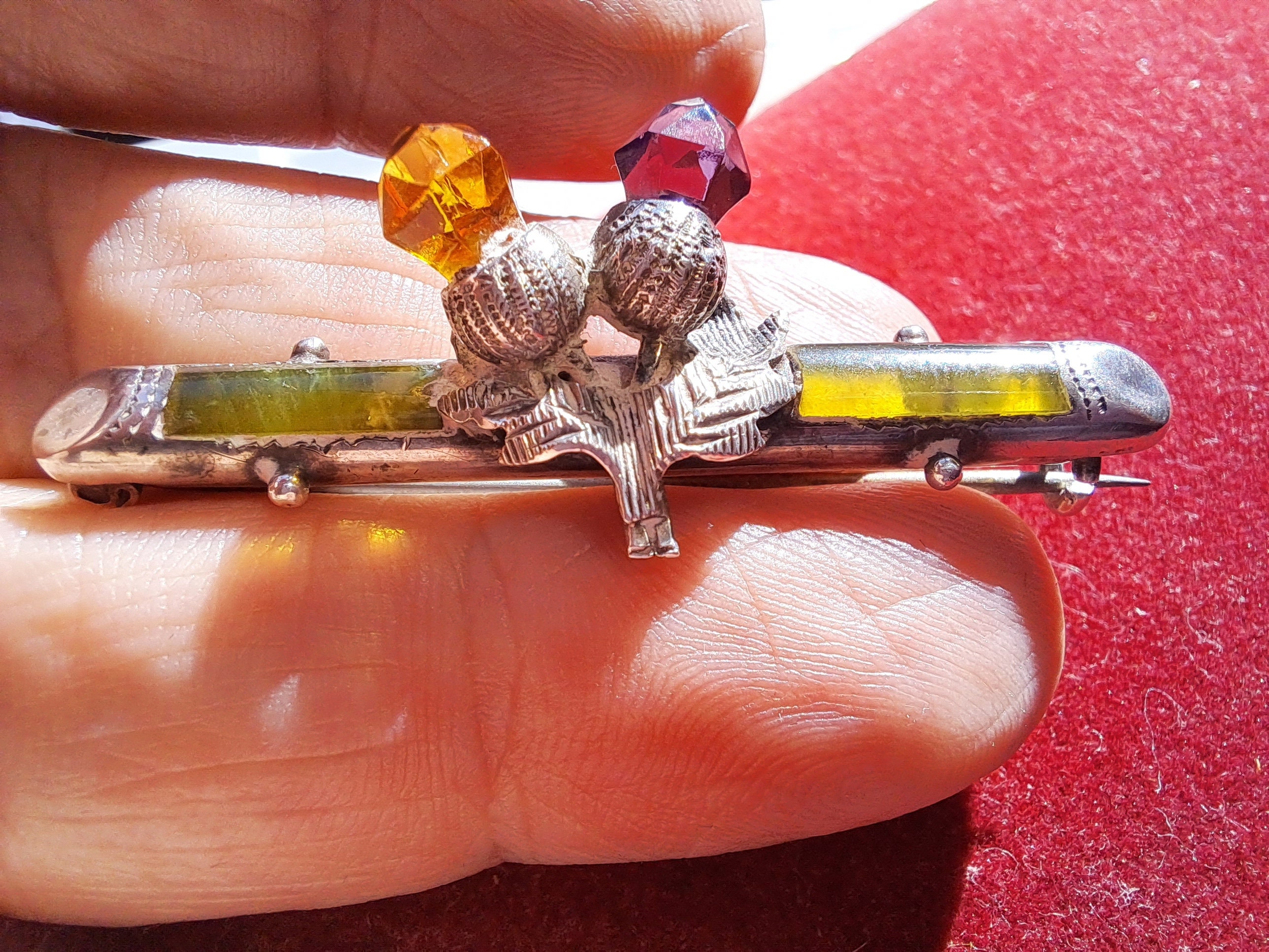Adie & Lovekin作、1907年、バーミンガム製 銀製 置物 Antique Adie and Lovekin Sterling Silver Bar Brooch - Etsy