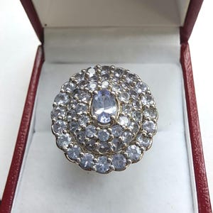 925 Silber Tansanit Ring