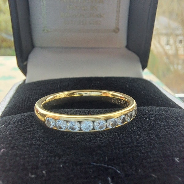 18ct Gold Diamond Eternity Ring * Reserved * 3rd and final payment