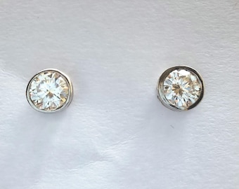 Moissanite Stud Earrings