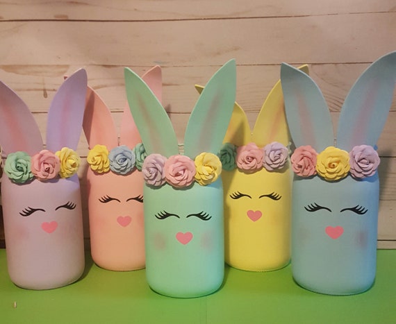 Bunny Birthday Party Some Bunny Is One Bunny Centerpiece Etsy
