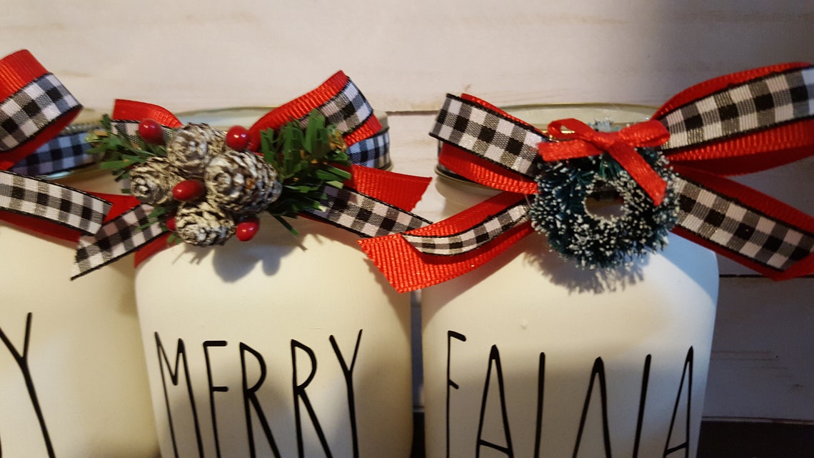 Rae Dunn Inspired Christmas Decor Rae Dunn Christmas Office Etsy