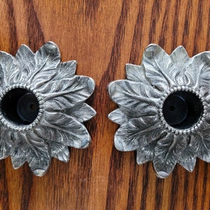 Evans USA Cast Bronze Candle Holders - A set of 2