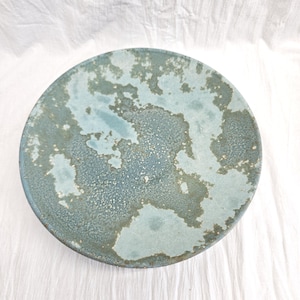 Tony Evans (1942-2009) Large ANCIENT SANDS 11.5" Bowl Raku Studio Pottery Signed '64