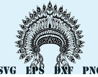 Download Feather mandala | Etsy