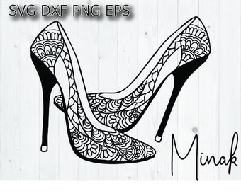 Download Shoes Mandala Svg Etsy
