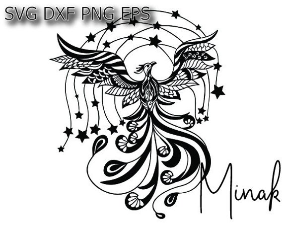 Download Mandala Phoenix Svg Etsy