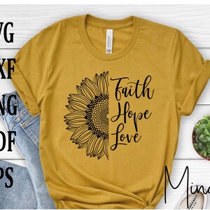 Free Free 89 Faith Hope Love Sunflower Svg SVG PNG EPS DXF File