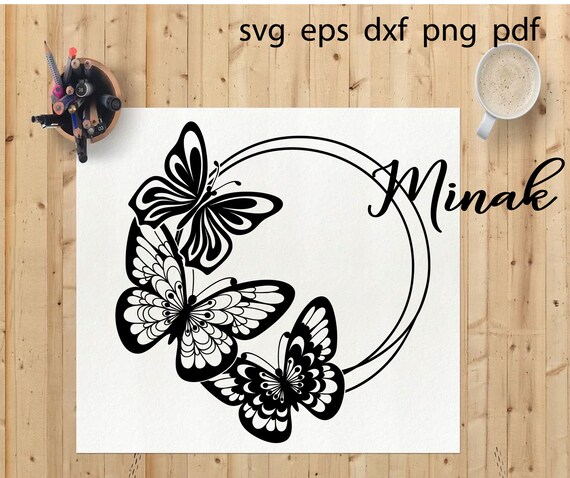Free Free 105 Butterfly Circle Svg SVG PNG EPS DXF File
