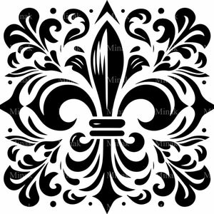 7 SVG Royal Panel SVG - fichier de coupe décoratif Français fleuri - Clipart de défilement vintage pour Cricut & Silhouette Crafts