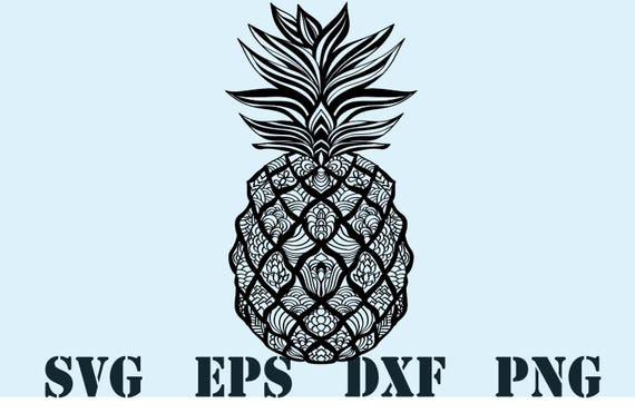 Download Pineapple Svg Zentangle Svg Intricate Svg Files For Cricut Png