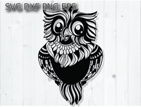 Free Free 299 Owl Mandala Cricut SVG PNG EPS DXF File