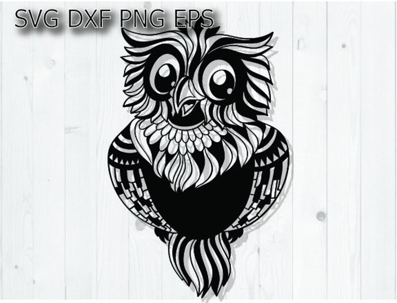 Download Baby owl mandala svg files for cricut animal mandala svg ...