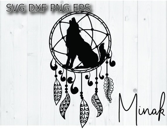 Download Wolf Dreamcatcher Svg Native American Svg Etsy