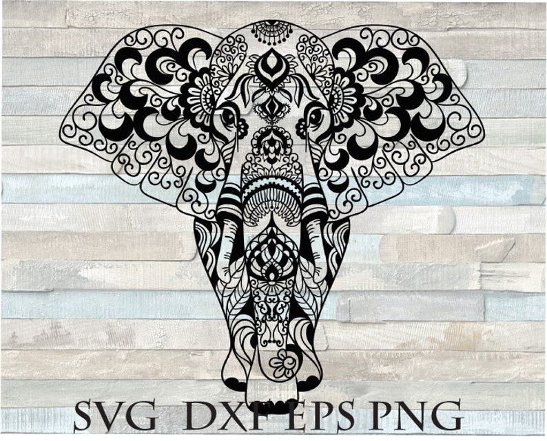Download Mandala elephant svg elephant clip art elephant png ...
