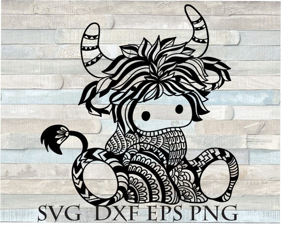 Download Highland cow svg / baby cow svg file for cricut longhorn ...