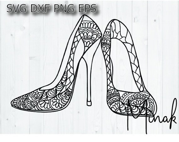 Download Stiletto Svg High Heel Shoe Svg Diva Svg Mandala Svg Etsy 3D SVG Files Ideas | SVG, Paper Crafts, SVG File
