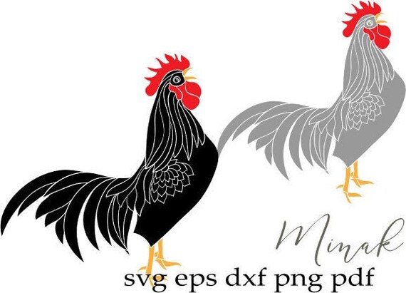 Free Free Layered Rooster Svg 832 SVG PNG EPS DXF File