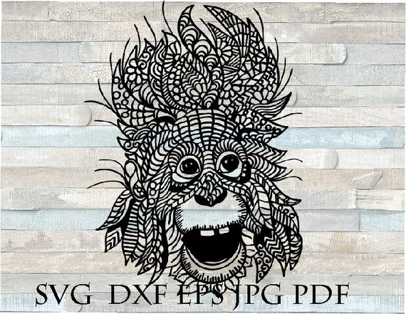 Download Monkey Svg Animal Mandala Svg Etsy