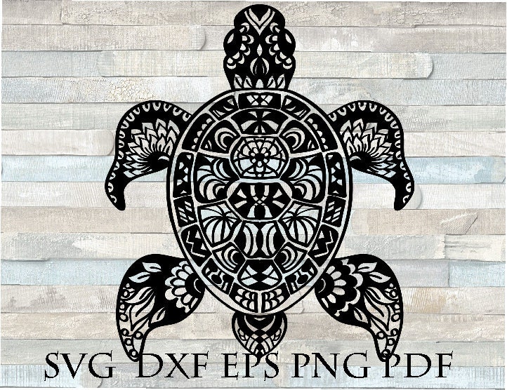 Download Sea Turtle svg animal mandala svg | Etsy