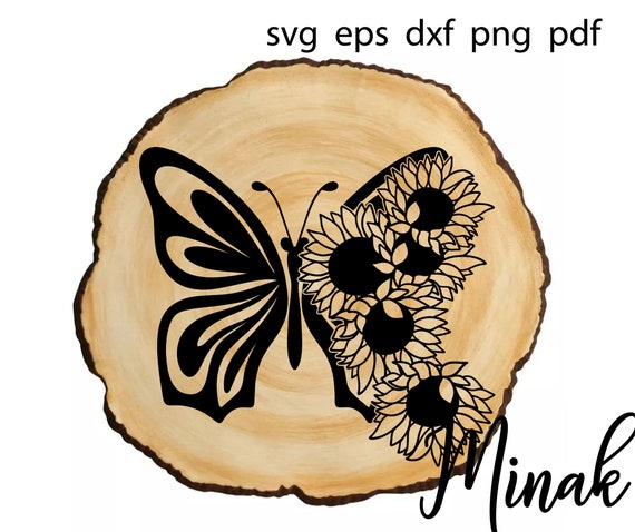 Free Free Half Butterfly Half Flower Svg Free 938 SVG PNG EPS DXF File