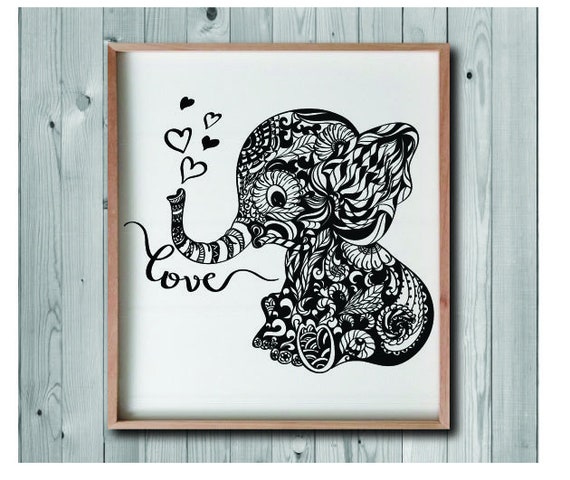 Download Baby Elephant Mandala Svg