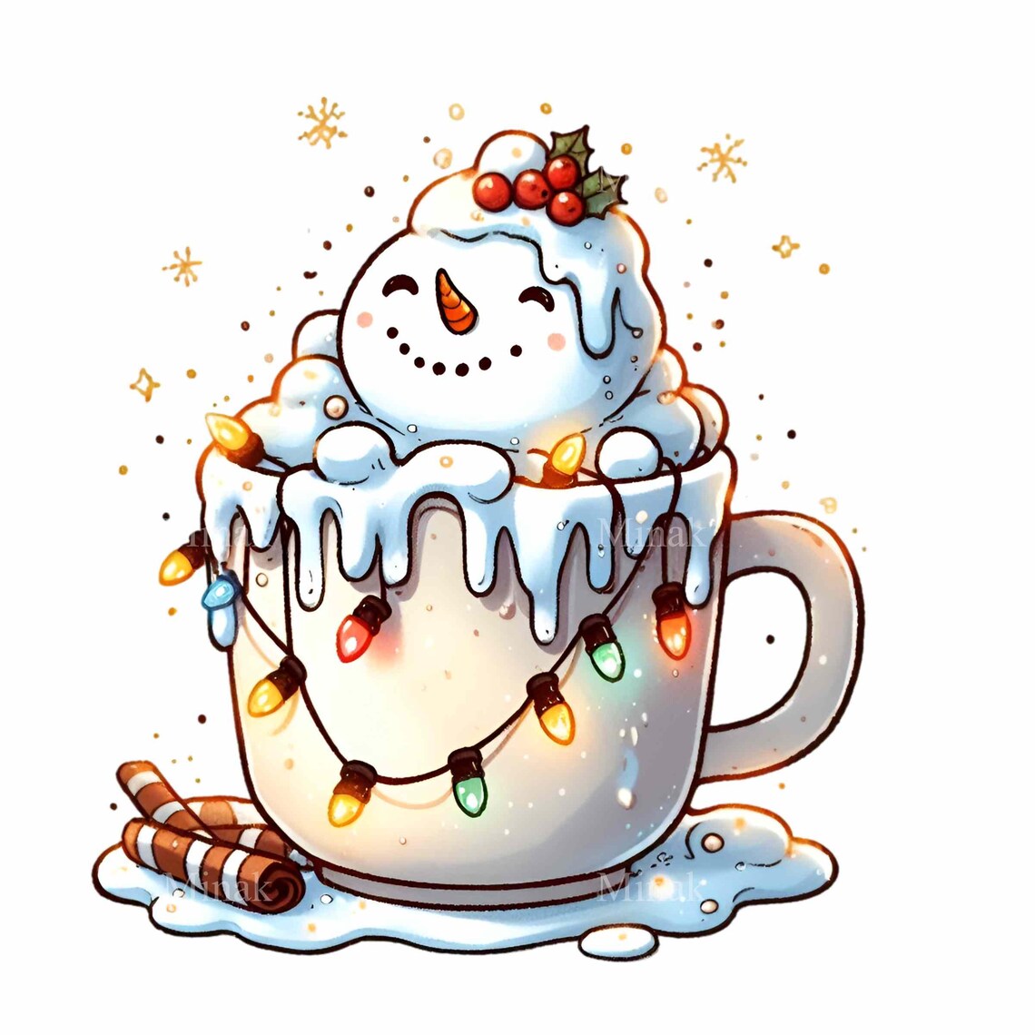 19 PNG Snowman in Cocoa Mug Clipart – Cute Christmas Hot Drink PNG ...