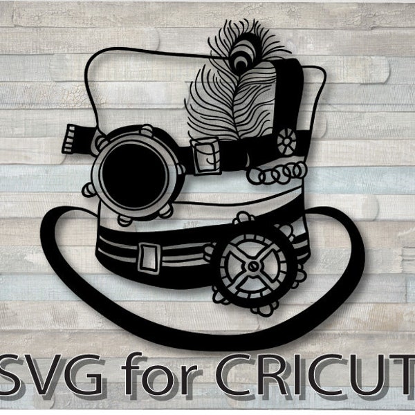 Top Hat svg / cut file / for cricut / png / dxf / clipart / 300 dpi