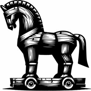8 archivos SVG de Caballo de Troya (corte SVG) - Clipart de la Antigua Grecia para Cricut, Silhouette, artesanía histórica, diseño de camisetas mitológicas