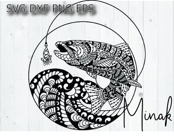 Download Bass fishing svg lure svg intricate svg dad svg fathers | Etsy