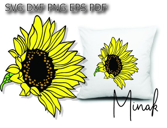 Download Free Sunflower Svg Sunflower Png Sunflower Cut File Sunflower T Etsy SVG Cut Files