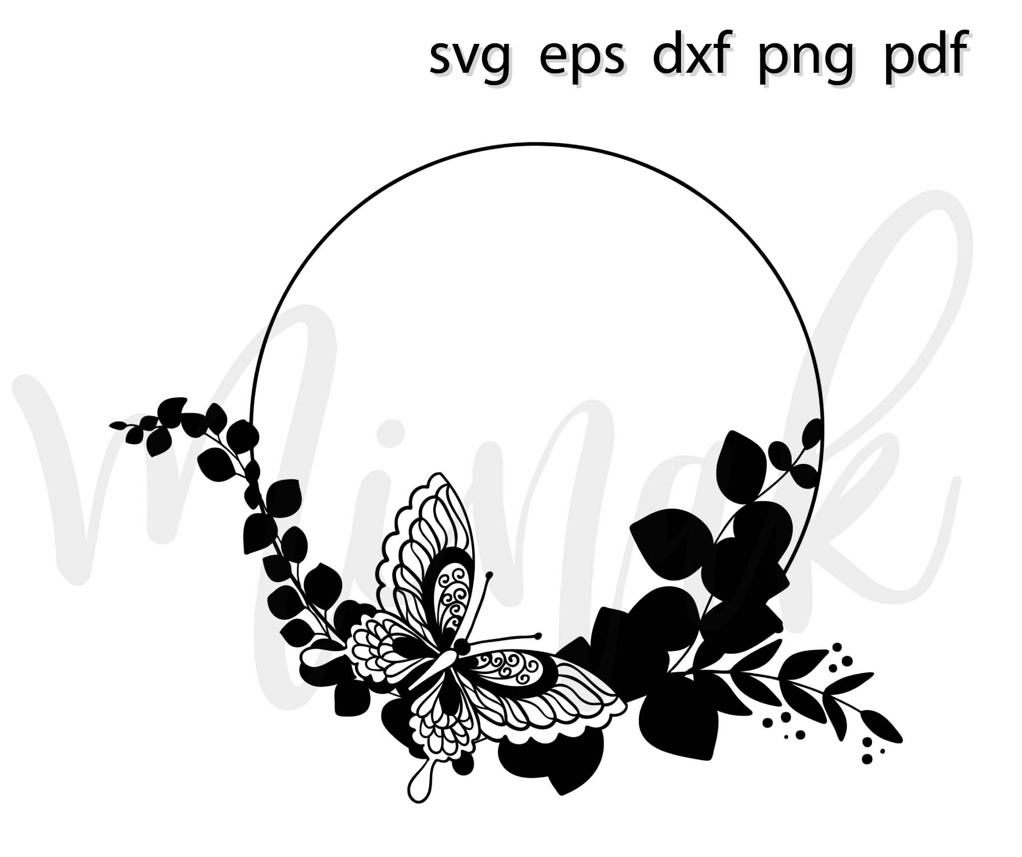 Free Free 287 Butterfly Circle Svg SVG PNG EPS DXF File