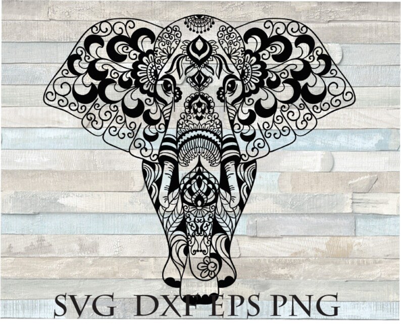 Download Mandala elephant svg elephant clip art elephant png ...