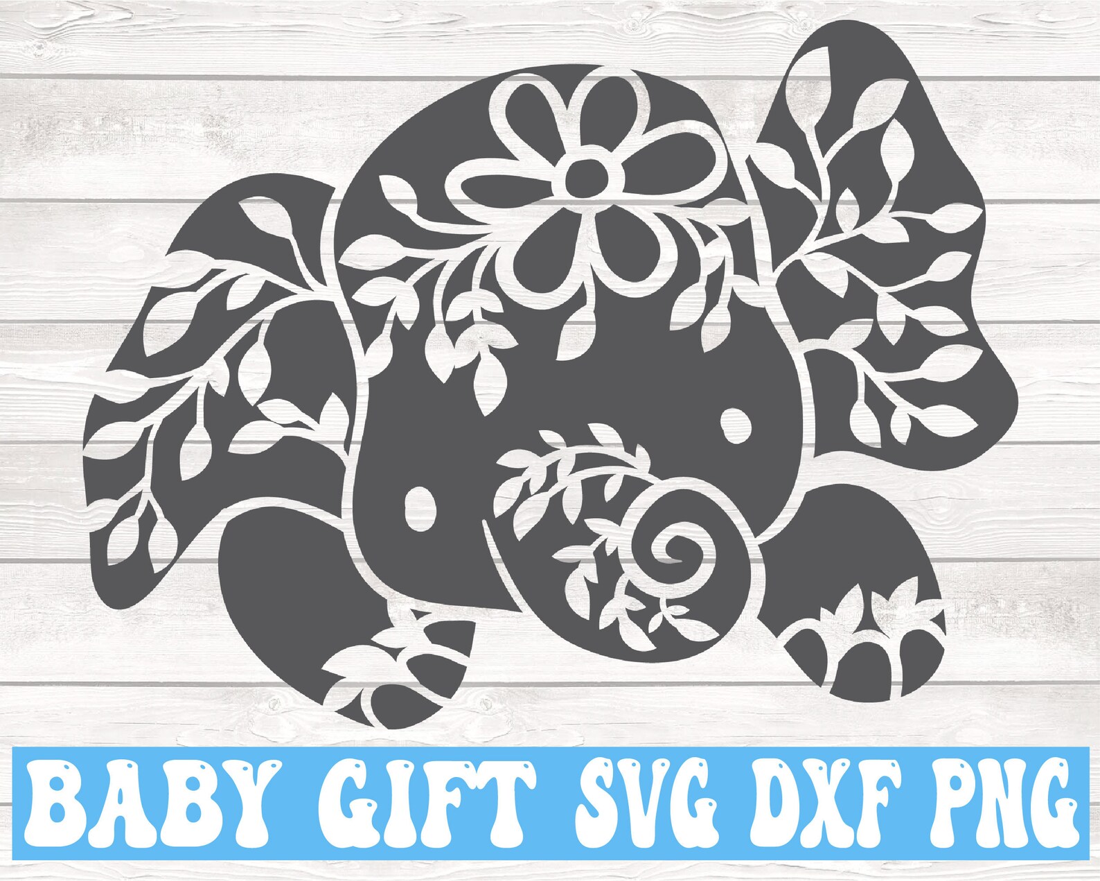 Nursery Elephant Svg Baby Elephant Svg Elephant Mandala Svg - Etsy