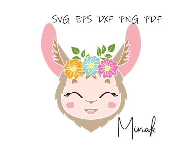 Download Free Llama Face Svg Etsy SVG Cut Files