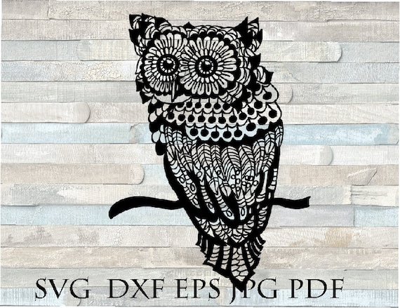 Download Mandala OWL svg | Etsy