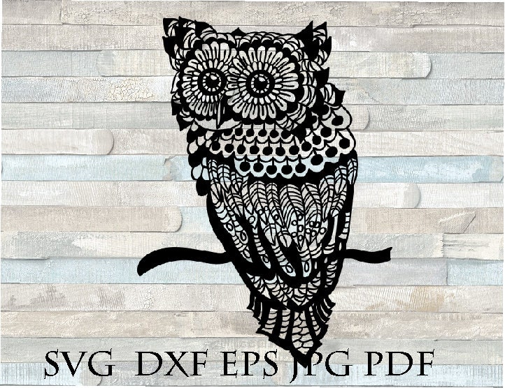 Download Mandala OWL svg | Etsy