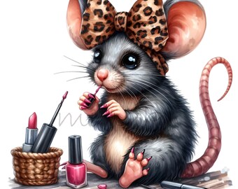 Coole Make-up-Tasche Mit Comic-Maus-Motiv – Perfekt Als Geschenk Für Frauen, Freundinnen Oder Krankenschwestern