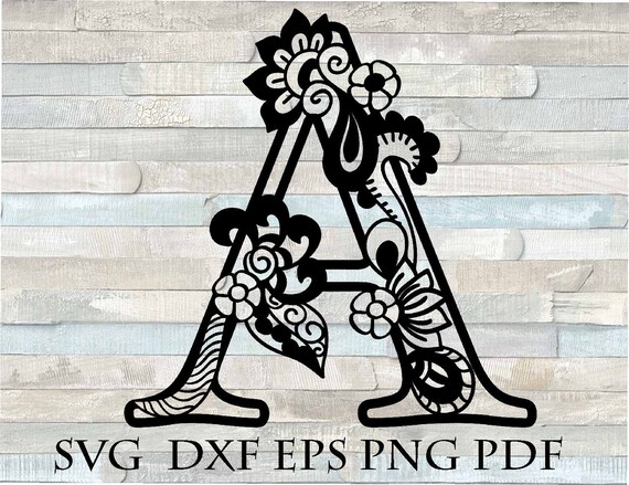 Free Free 137 Cricut Mandala Letters SVG PNG EPS DXF File