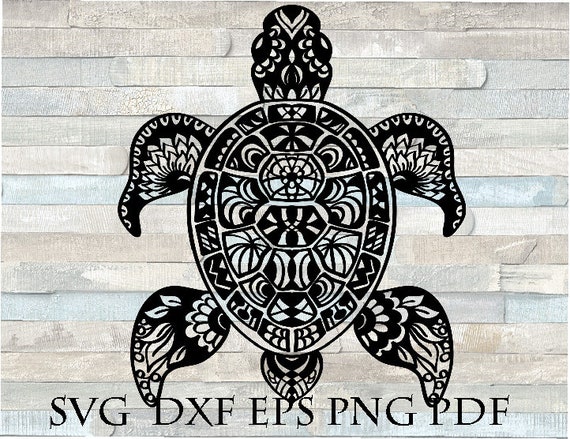 Download Sea Turtle Svg Animal Mandala Svg Etsy
