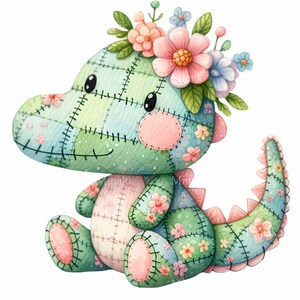 Buttercup caiman ~ World Best Alligator ~ Gator Skin Patchwork main image 1