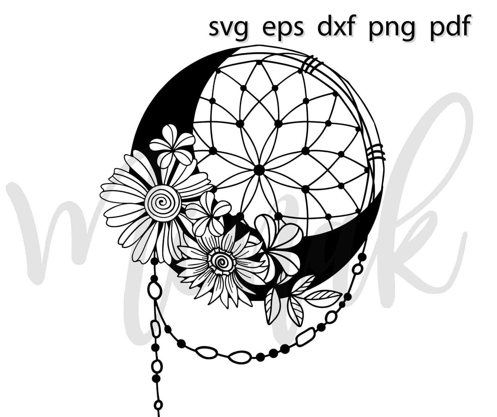 Free Free Moon Dreamcatcher Svg 269 SVG PNG EPS DXF File