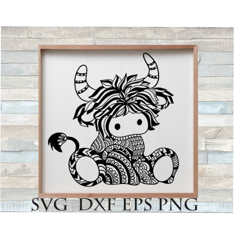 Download Highland cow svg / baby cow svg file for cricut longhorn ...