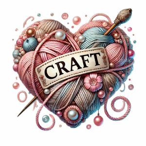 10 PNG clipart de coração de fio – Arte de palavra de artesanato PNG – Gráfico de crochê de tricô para artesãos, design de sublimação para fabricantes e amantes do faça você mesmo