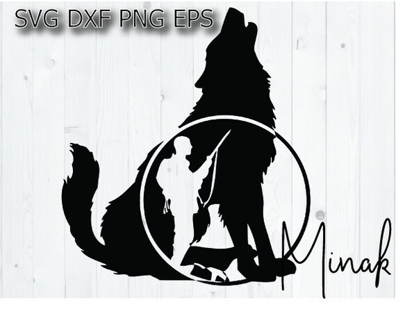 Wildlife Scene Svg Wolf Hunting Svg Howling Wolf Svg Etsy