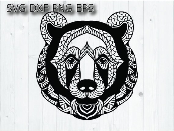 Download Mandala Bear Svg Etsy