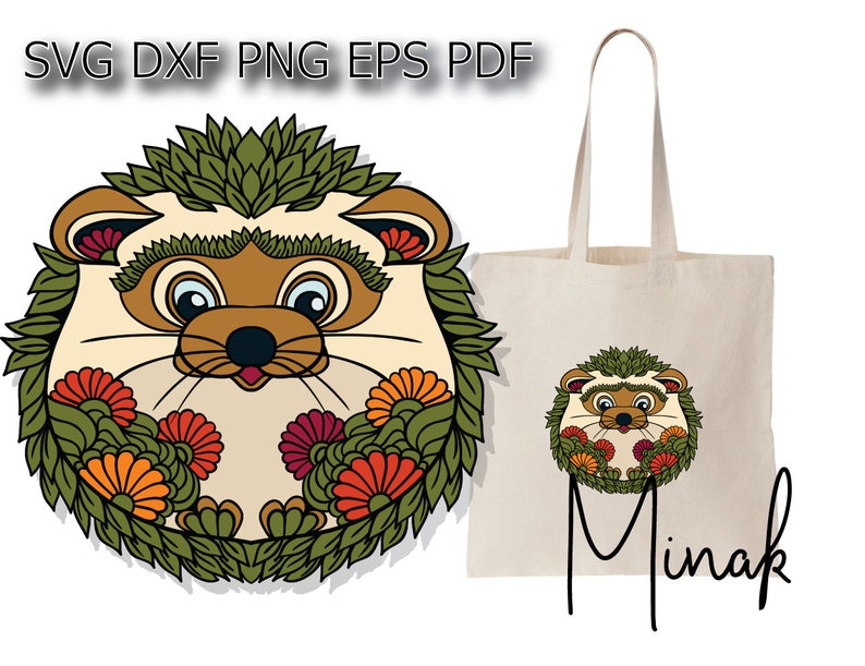 Download Baby hedgehog svg floral hedgehog birthday shirt svg porcupine | Etsy