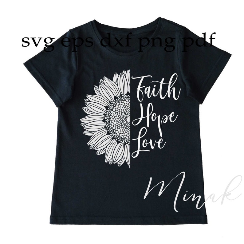 Free Free 69 Faith Hope Love Sunflower Svg SVG PNG EPS DXF File